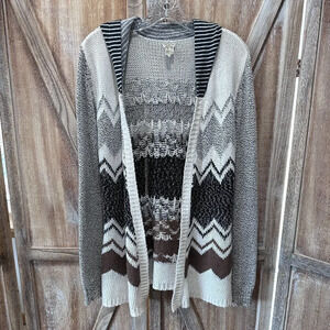 gimmicks by BKE Hooded Cardigan Sweater